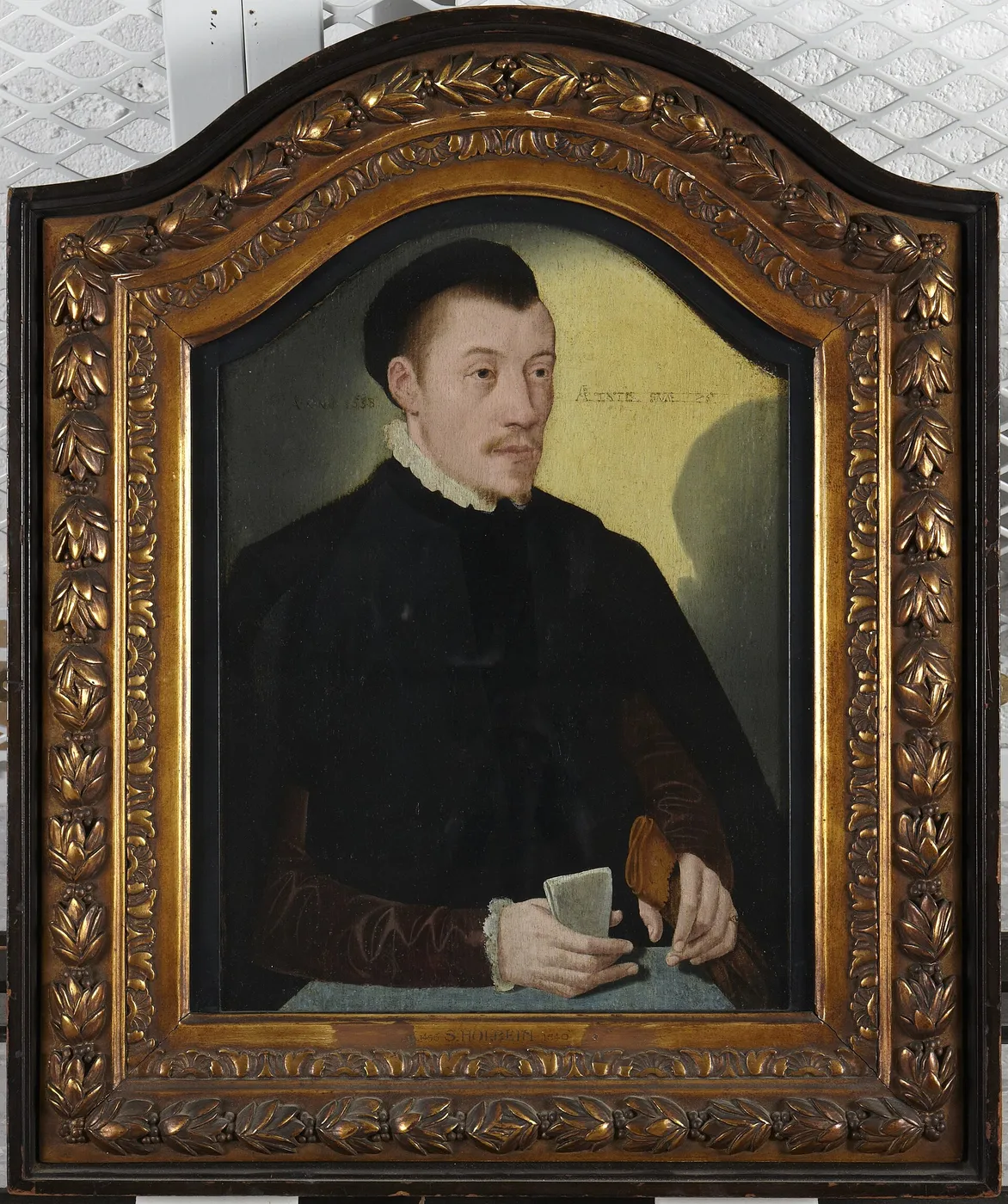 Portrait of a Man by Barthel Bruyn the Younger — original painting reproduced as a hand-painted oil on canvas