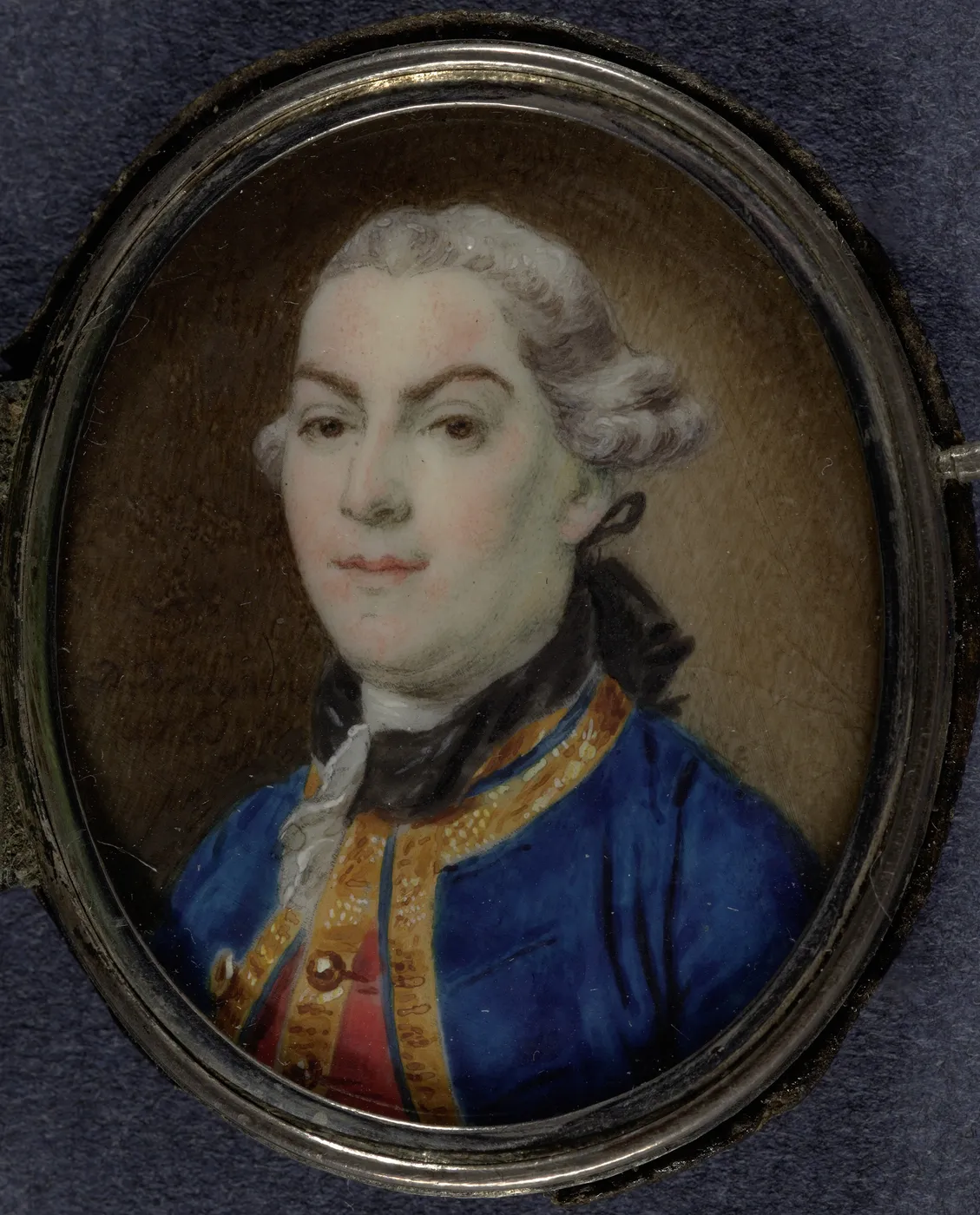 Portrait of a man (1761) by Daniël Bruyninx — original painting reproduced as a hand-painted oil on canvas