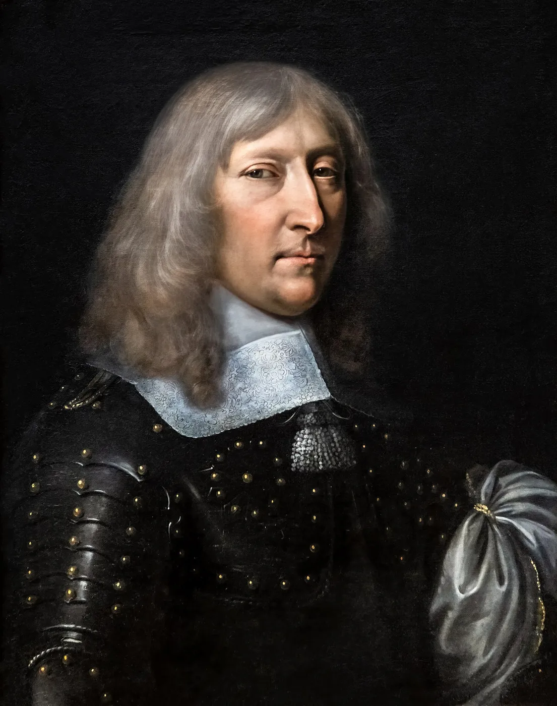 Portrait of a man (1618) by Ferdinand Elle — original painting reproduced as a hand-painted oil on canvas