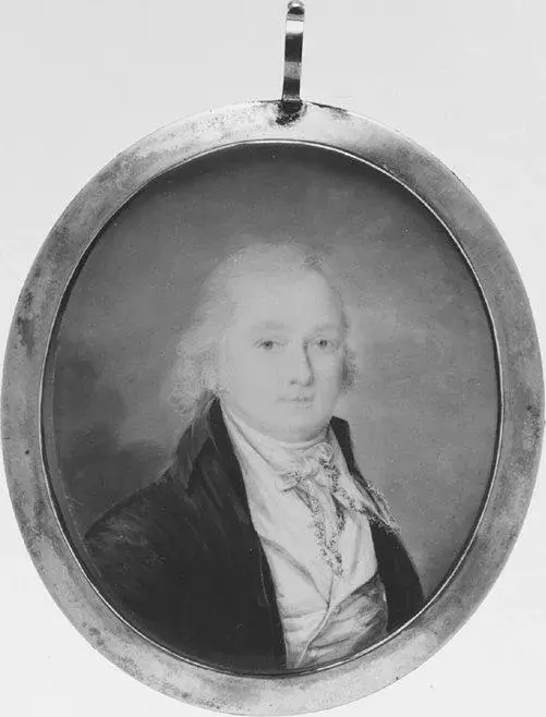 Portrait of a Man, Said to Be James Madison (1751–1836) (1795) by Annibal Christian Loutherbourg — original painting reproduced as a hand-painted oil on canvas