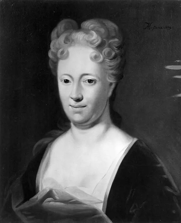 Portrait of Anna Elsevier (1685-1748) (1779) by Antonie Jan van Mansvelt — original painting reproduced as a hand-painted oil on canvas