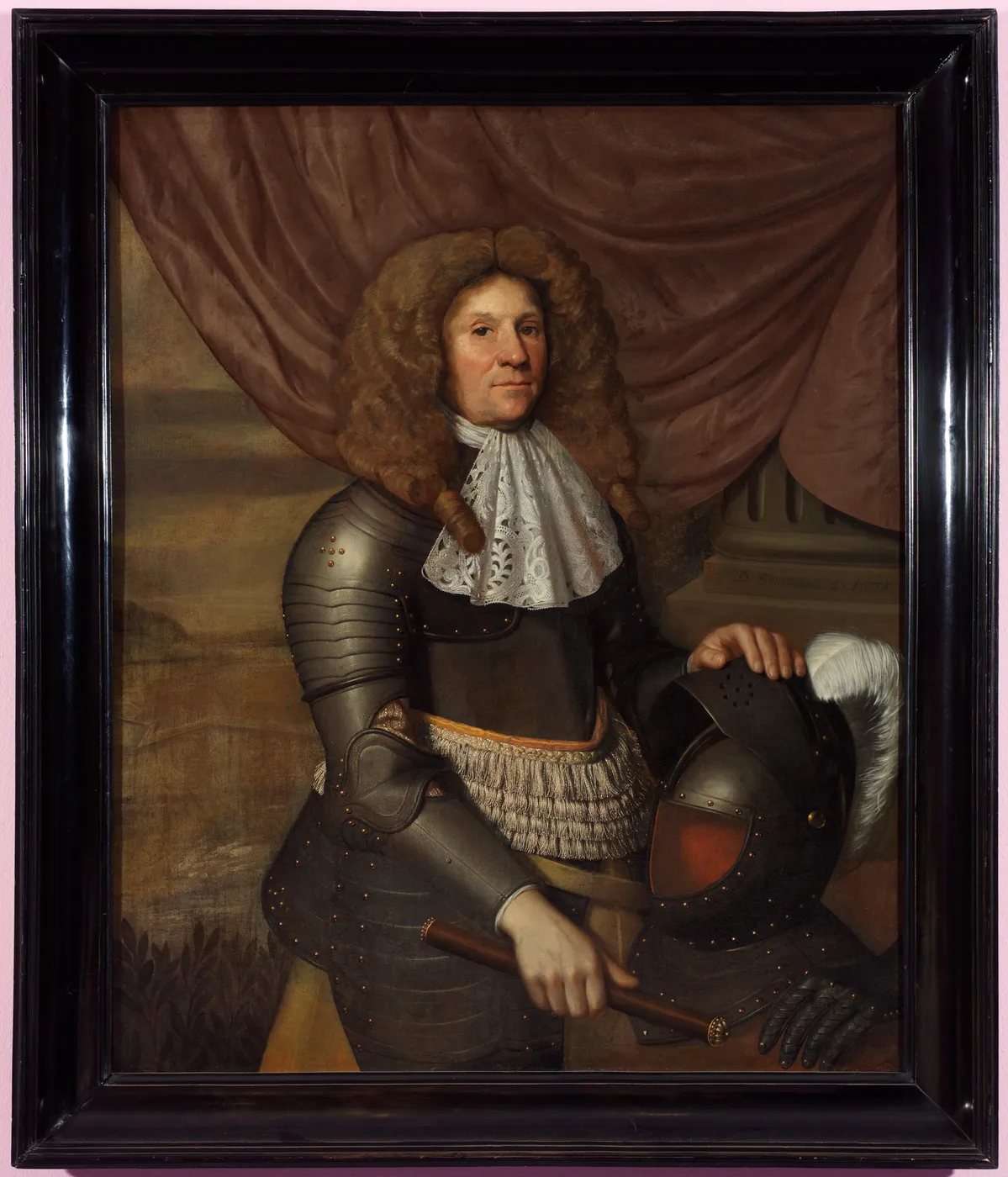 Portrait of Bernard Johan von Prott (1635-1703) (1678) by David Sijmons — original painting reproduced as a hand-painted oil on canvas