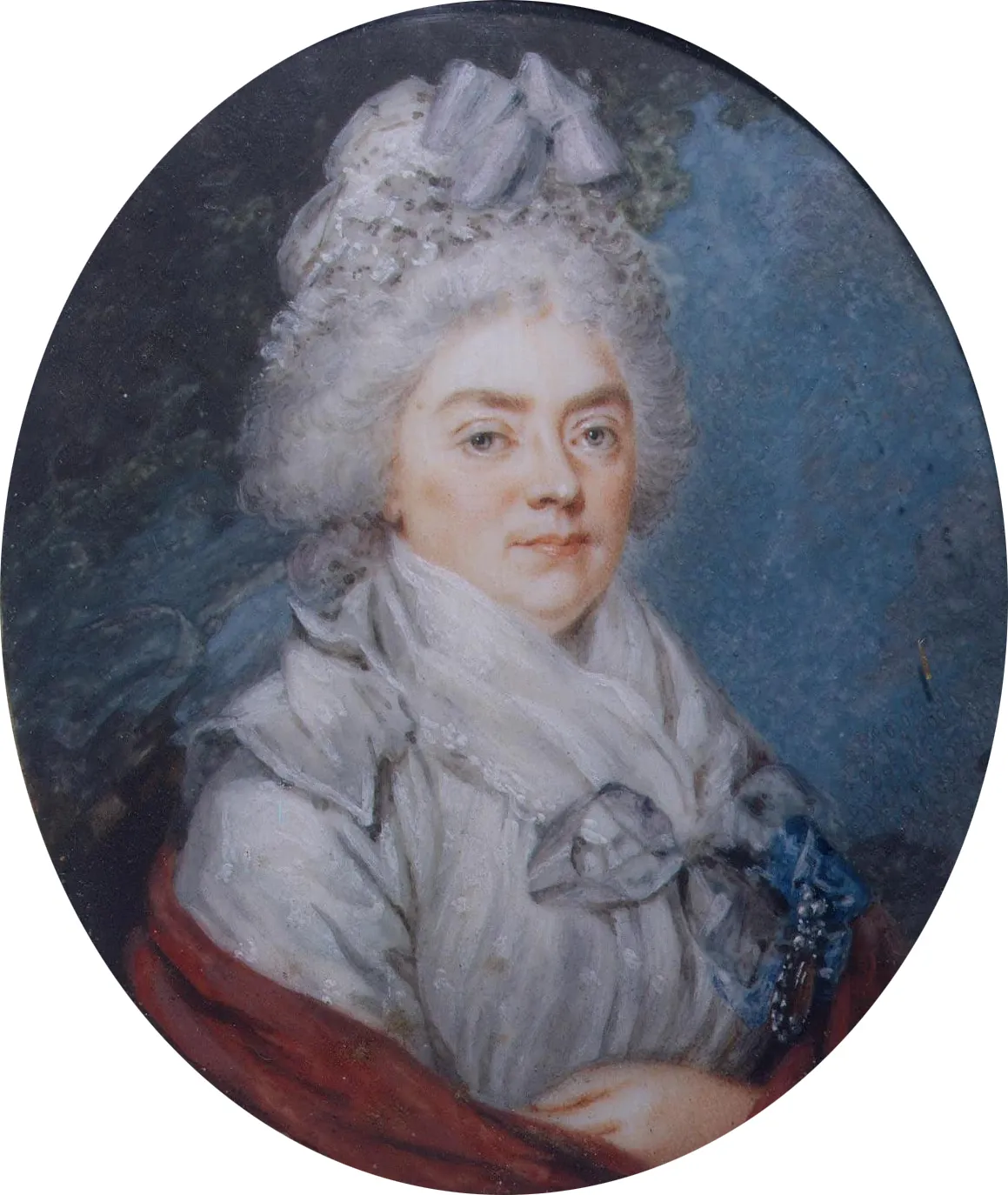 Portrait of Countess Darya Petrovna Saltykova (1794) by Augustin Ritt — original painting reproduced as a hand-painted oil on canvas