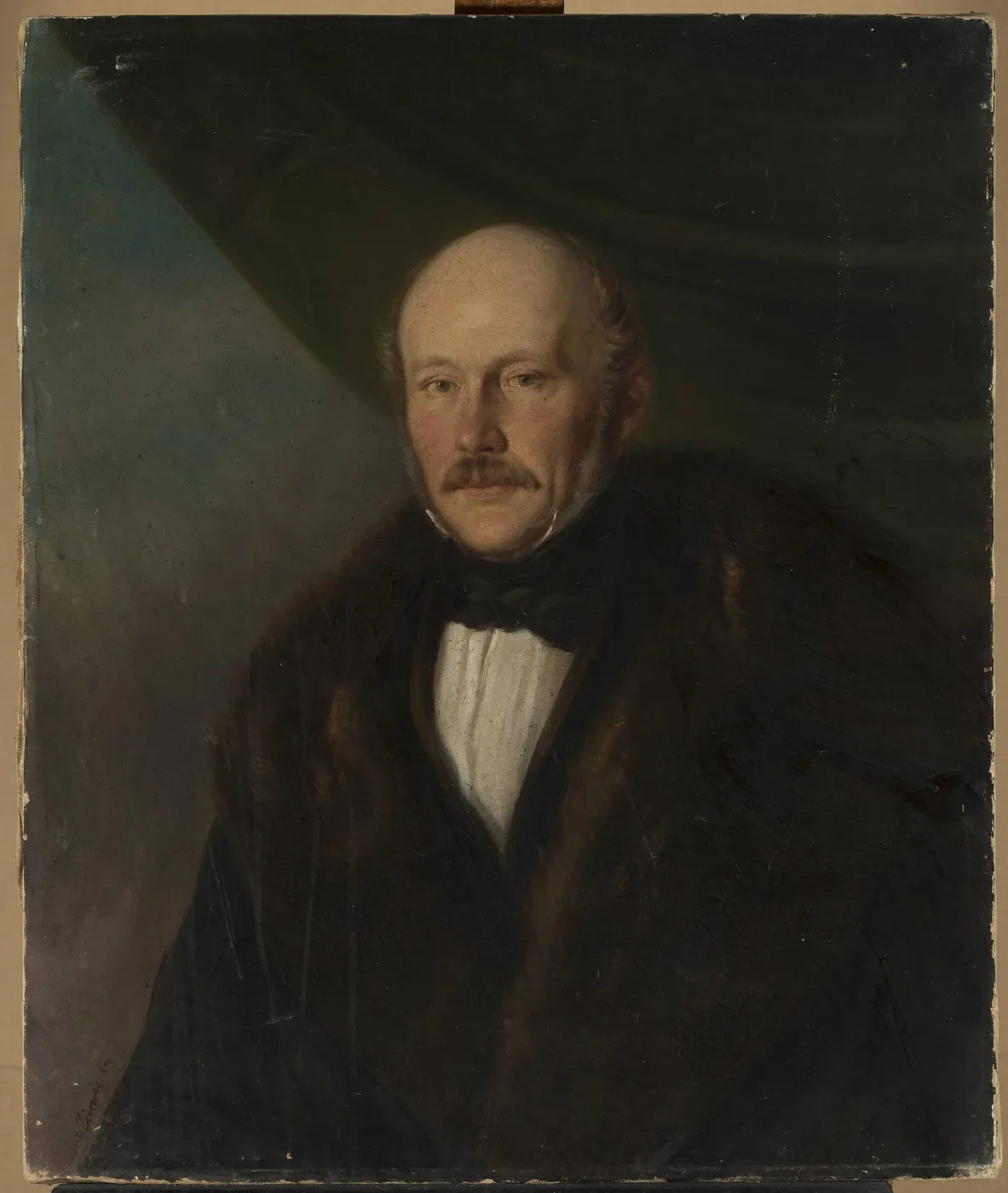Portrait of Edward Szydłowski by Antoni Ziemięcki — original painting reproduced as a hand-painted oil on canvas