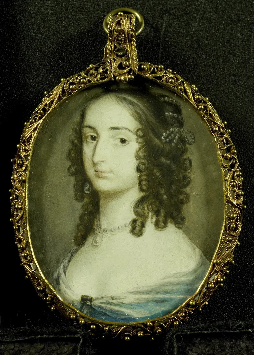 Portrait of Elisabeth of the Palatinate (1650) by Alexander Cooper — original painting reproduced as a hand-painted oil on canvas