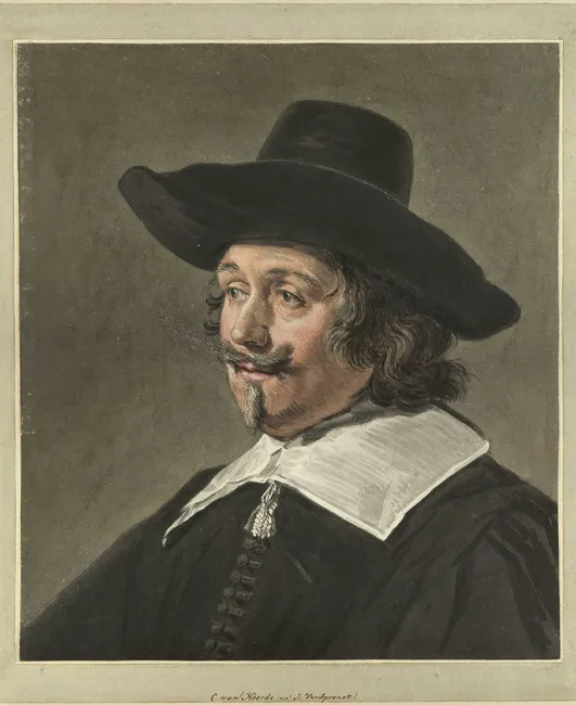 Portrait of François Wouters, 1792 (1792) by Cornelis van Noorde — original painting reproduced as a hand-painted oil on canvas