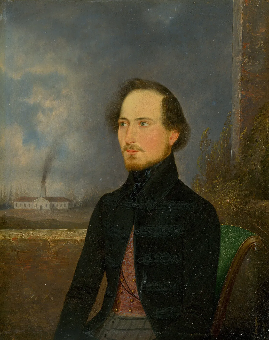 Portrait of J. Stróbl — Eduard Wirostek