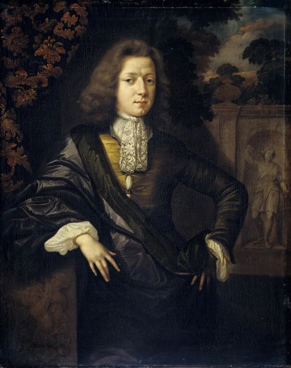 Portrait of Johan van Bochoven (1624-93), Public prosecutor and councillor at the court of Flanders (1680) by Daniël Haringh — original painting reproduced as a hand-painted oil on canvas