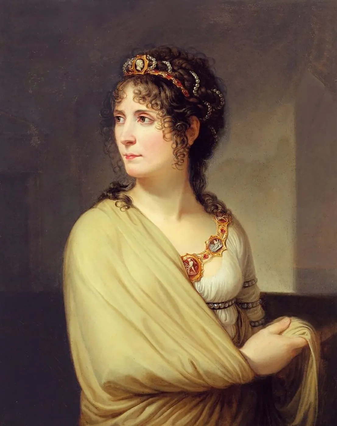 Portrait of Joséphine de Beauharnais (1808) by Andrea Appiani — original painting reproduced as a hand-painted oil on canvas