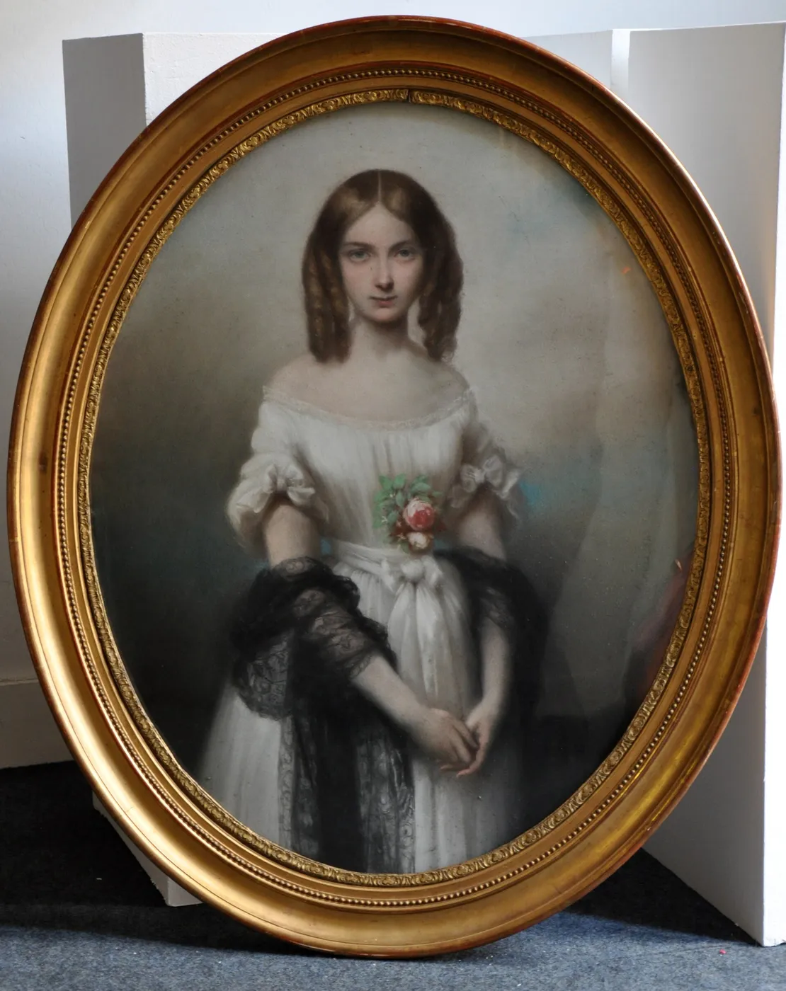 Portrait of Madame Henri Galos, born Isabelle Foy — Antonin Moine