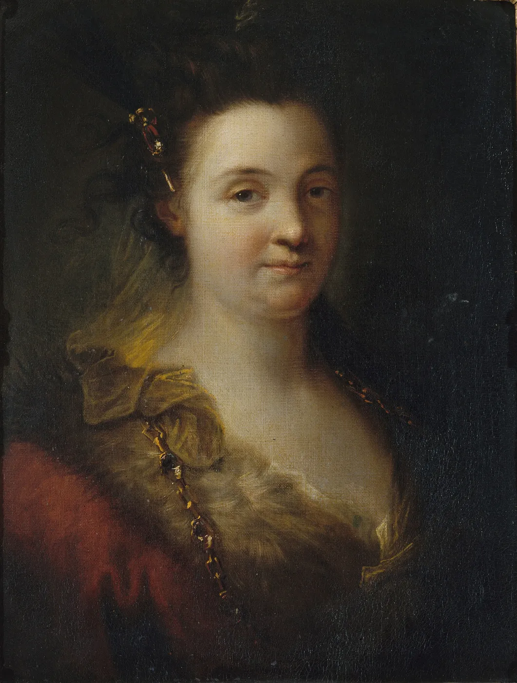 Portrait of Mademoiselle Duclos (Marie-Anne de Châteauneuf) — Alexis Grimou