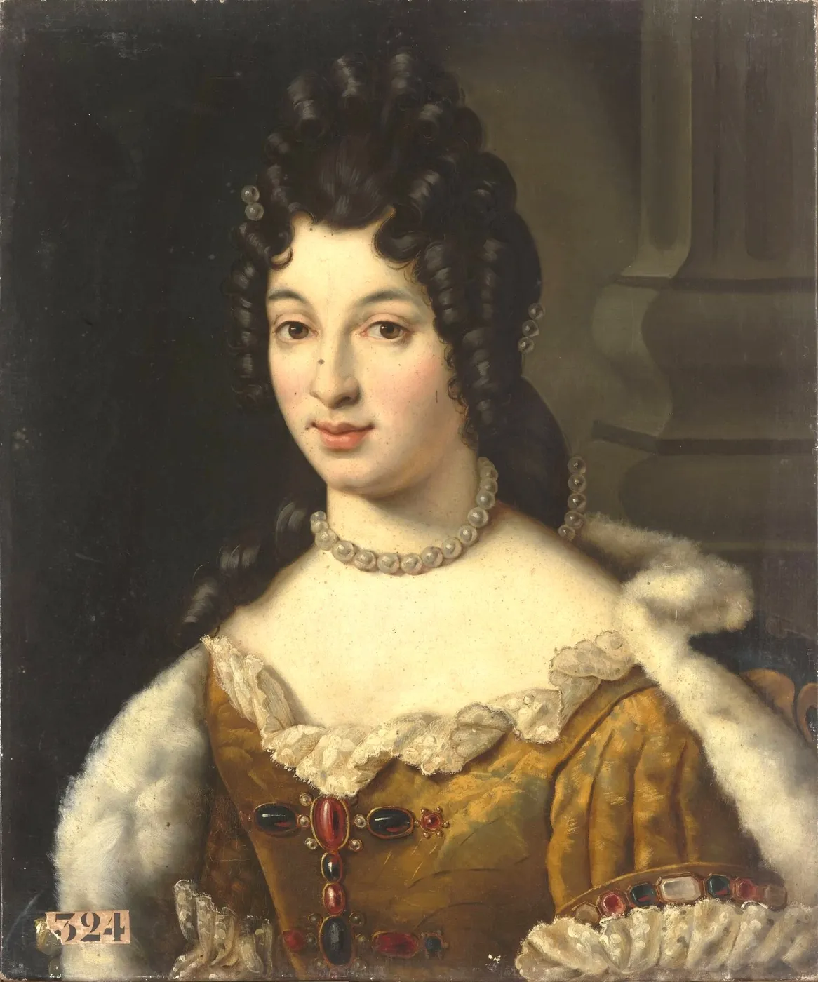 Portrait of Maria Adelaide of Savoy (1835) by Constant-Louis-Félix Smith — original painting reproduced as a hand-painted oil on canvas