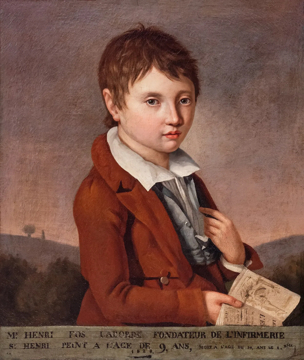 Portrait of Monsieur Henri Fos de Laborde — Fortuné Dufau