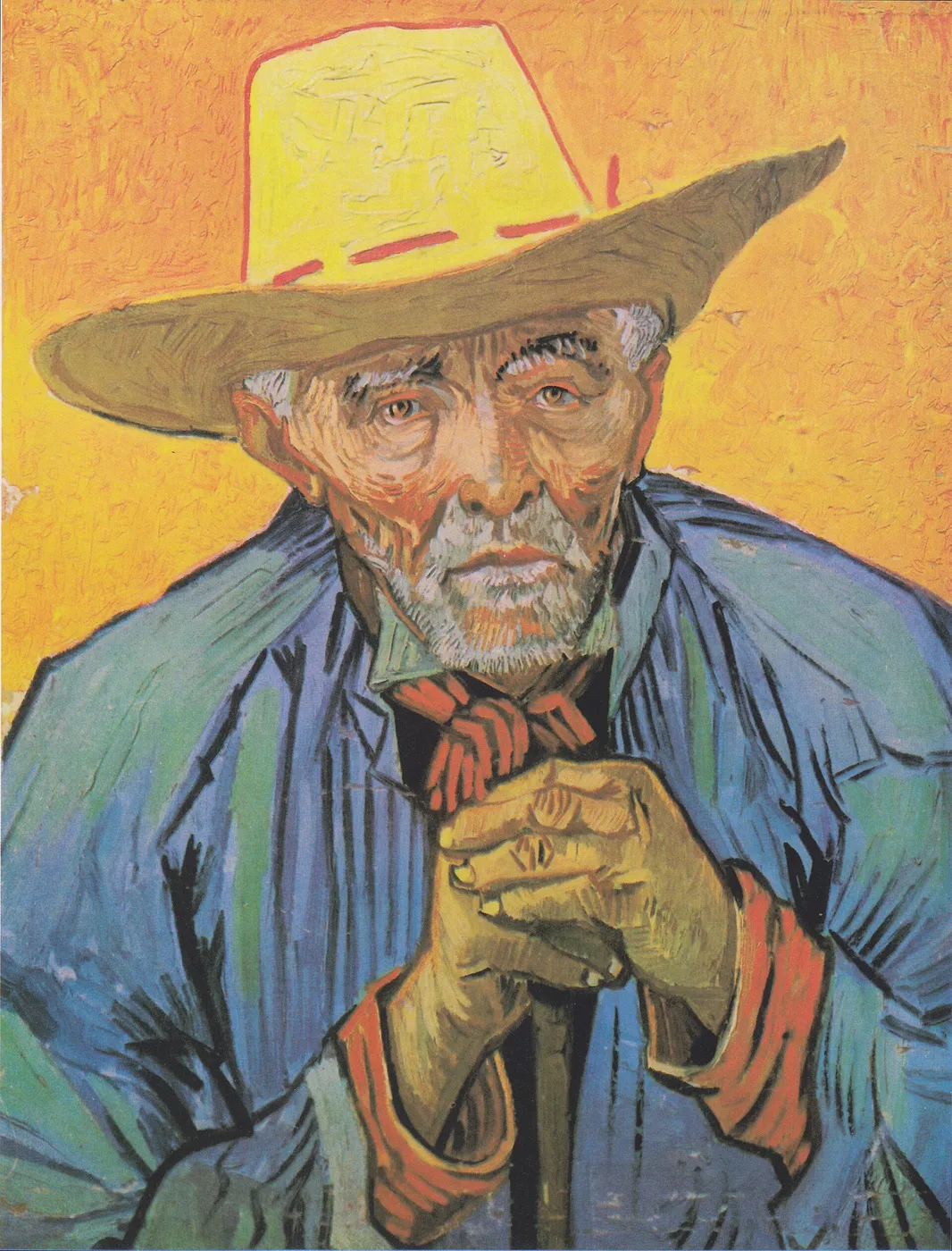Portrait of Patience Escalier (1888) by Vincent van Gogh — original painting reproduced as a hand-painted oil on canvas