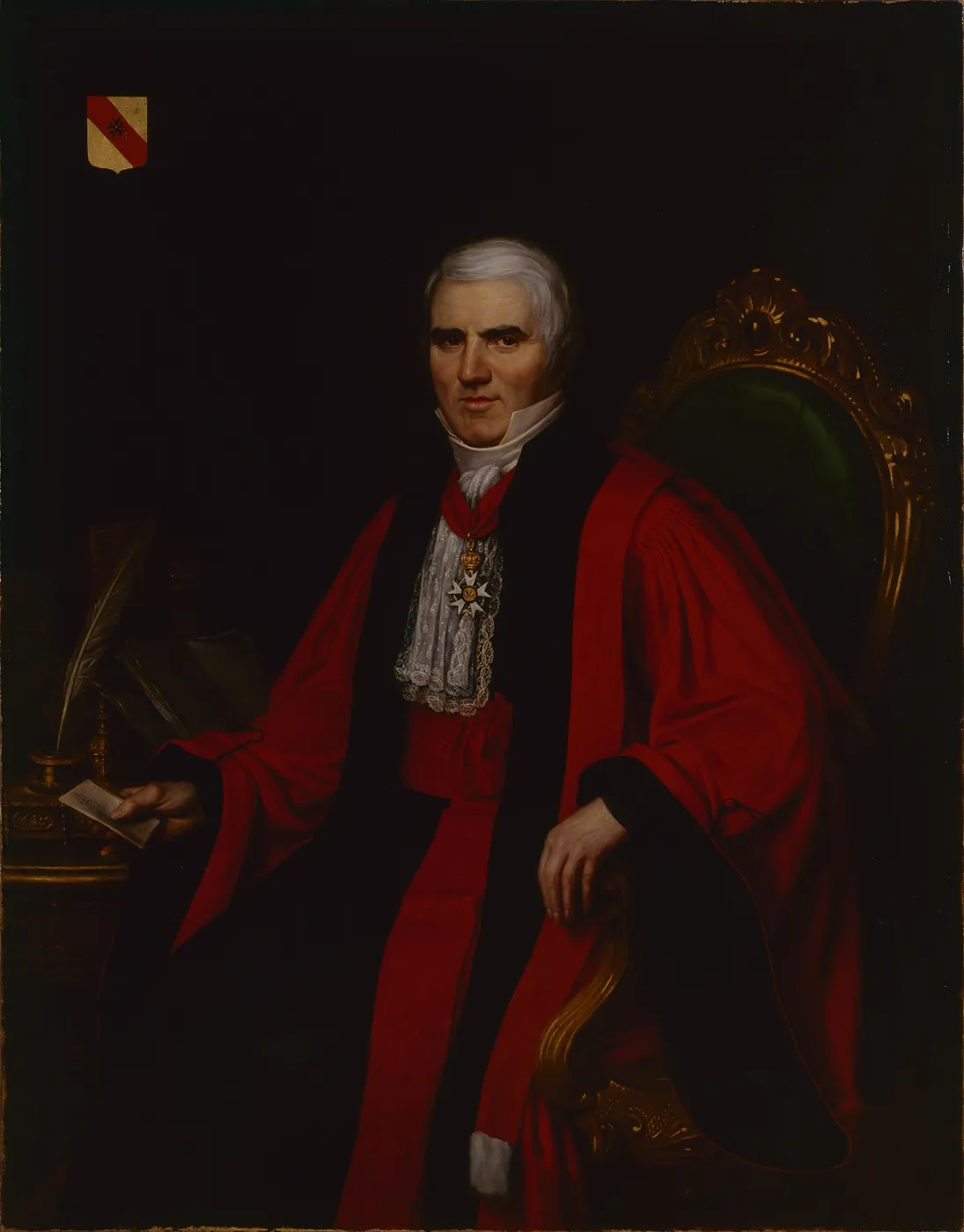 Portrait of Ruperou (1844) by Anne Nicole Voullemier — original painting reproduced as a hand-painted oil on canvas