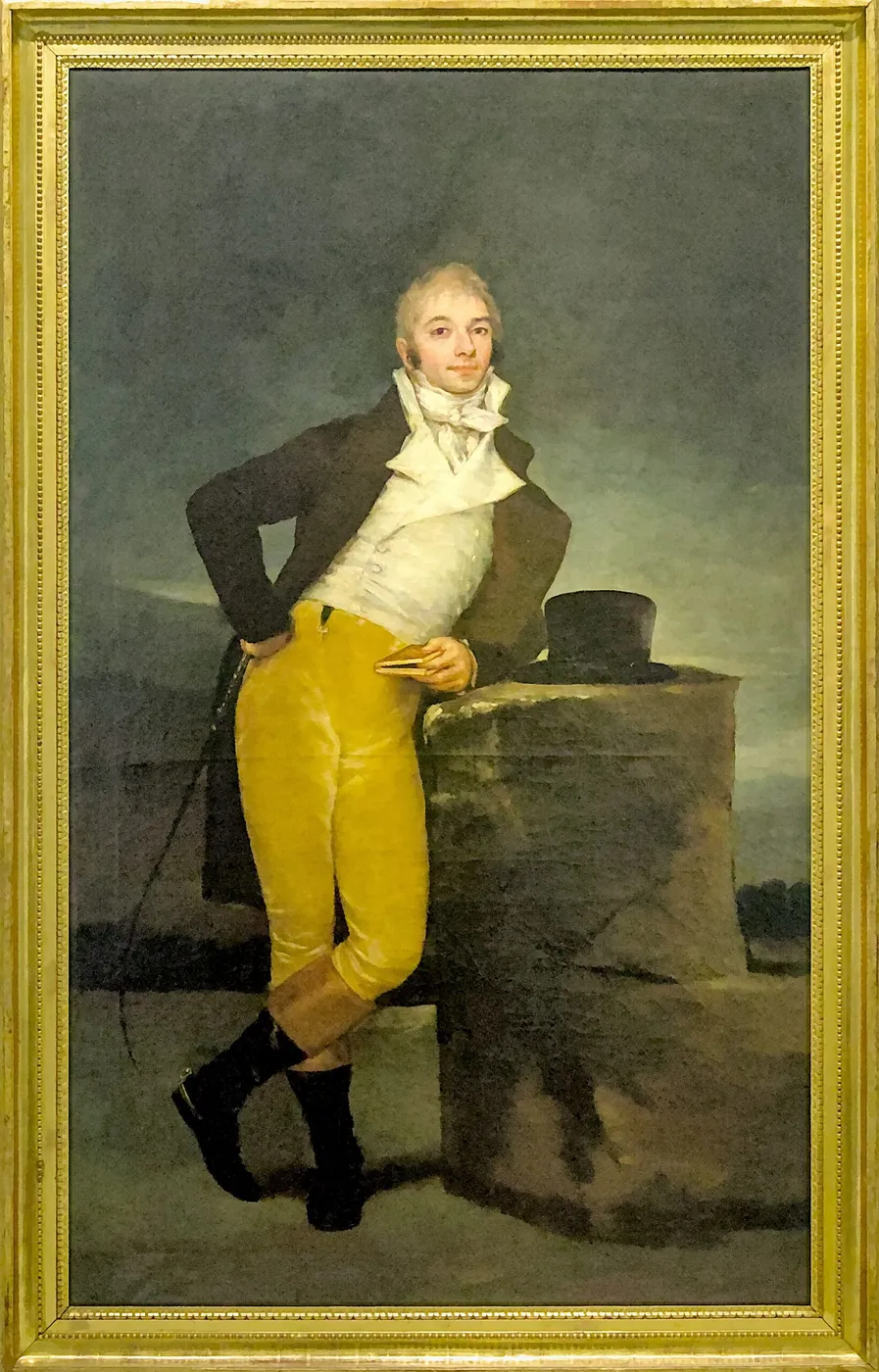 Portrait of the Marquis of San Adrián (1804) by Francisco Goya — original painting reproduced as a hand-painted oil on canvas