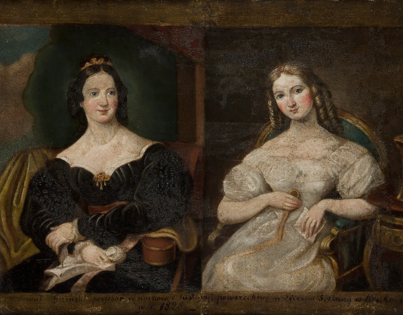 Portrait of Two Women — Antoni Giziński