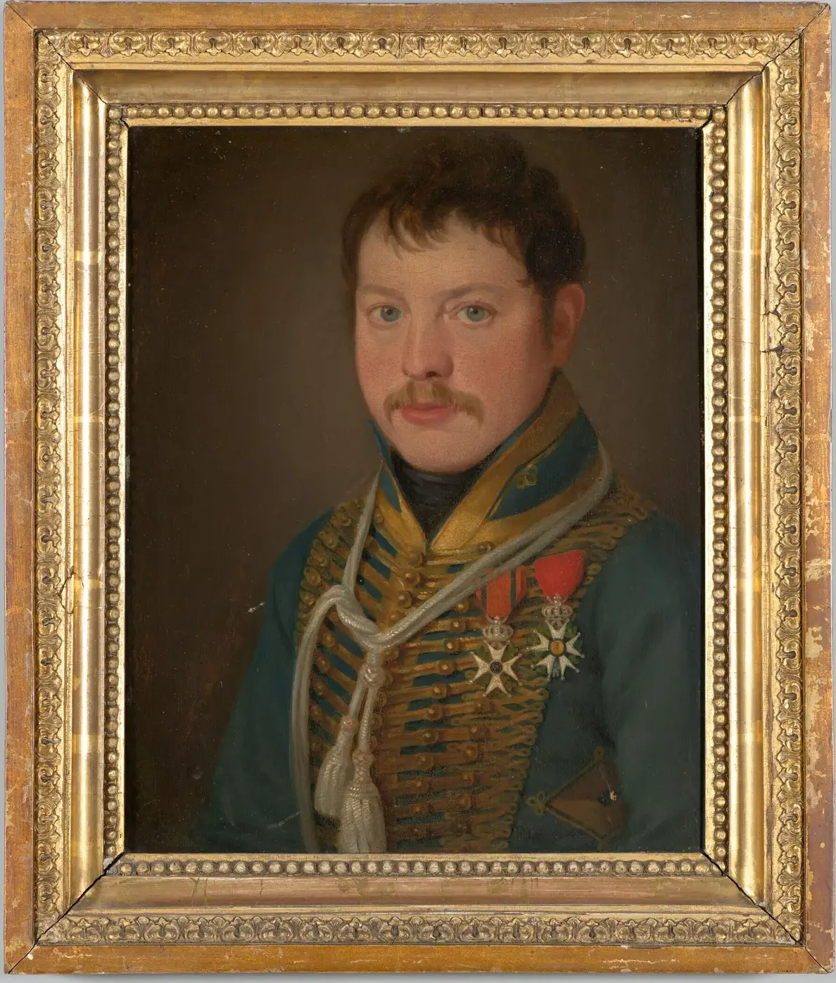 Portrait of Walraven Elias Johan Baron van Balveren (1784-1865) (1812) by Ezechiel Davidson — original painting reproduced as a hand-painted oil on canvas