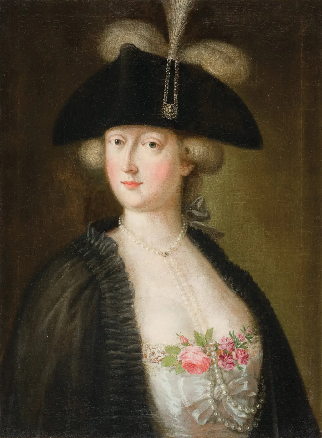 Porträt der Maria Feodorovna (Sophie Dorothea of Württemberg) (1782) by Andreas Herrlein — original painting reproduced as a hand-painted oil on canvas