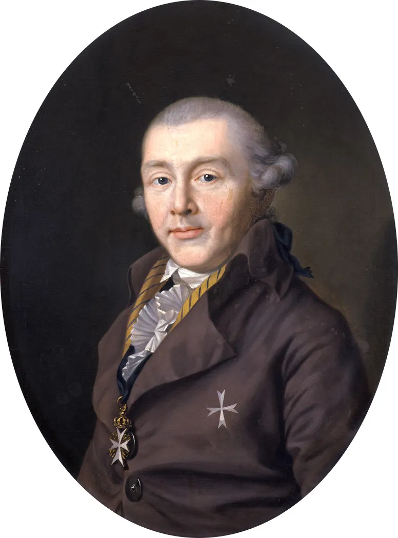 Porträt des August von Sachsen-Gotha-Altenburg (1747-1806) (1795) by Ernst Christian Specht — original painting reproduced as a hand-painted oil on canvas