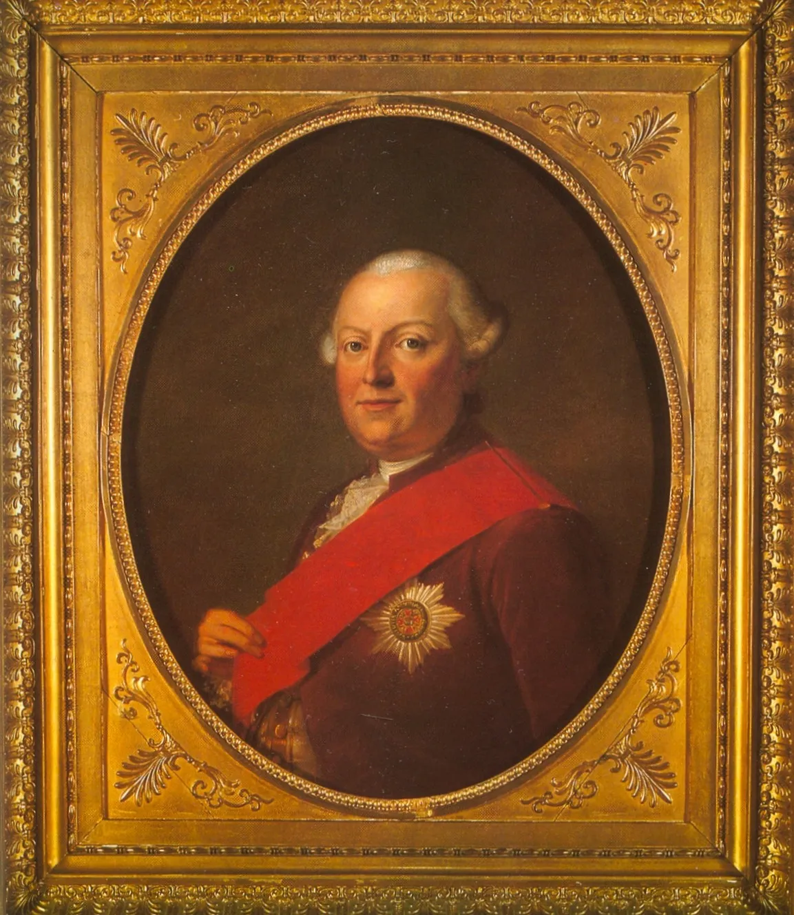 Porträt des Charles Eugene, Duke of Württemberg (1782) by Christian Jakob Schlotterbeck — original painting reproduced as a hand-painted oil on canvas