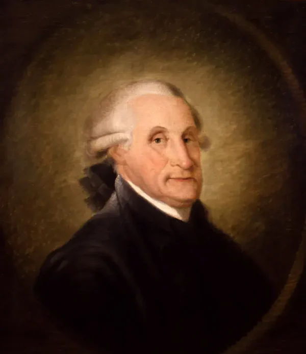 Porträt des George Washington (1789) by Christian Gullager — original painting reproduced as a hand-painted oil on canvas