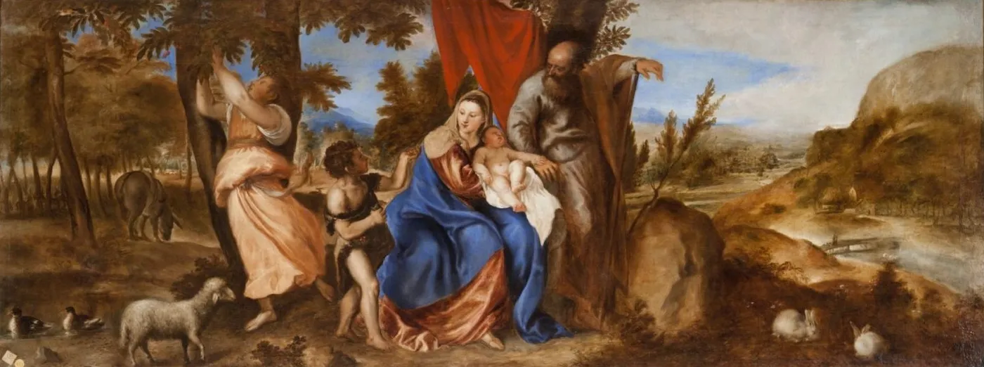 Rest on the Flight into Egypt — Fernando de la Serna y Santander
