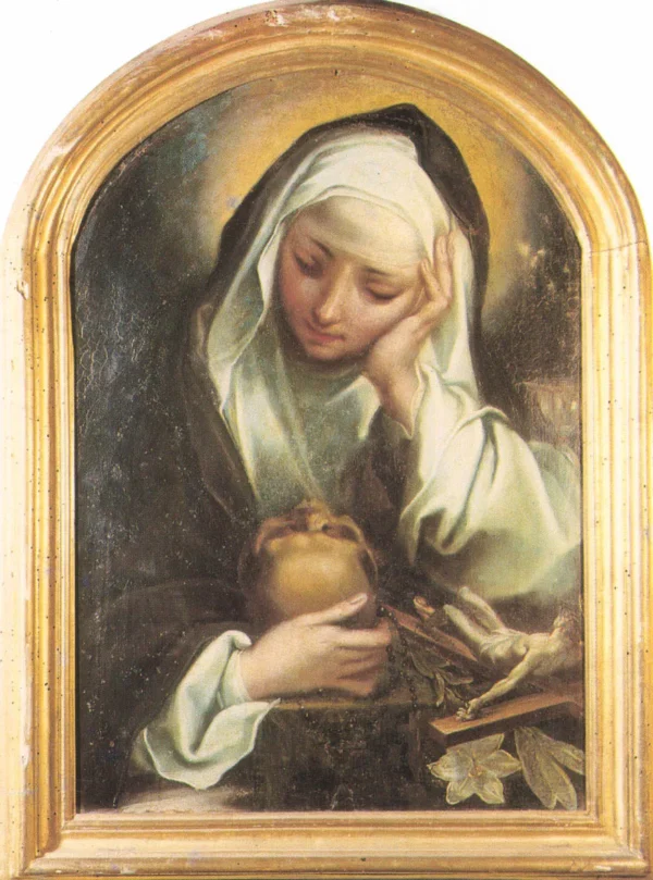 Saint Catherine of Siena (1650) by Francesco Vanni — original painting reproduced as a hand-painted oil on canvas