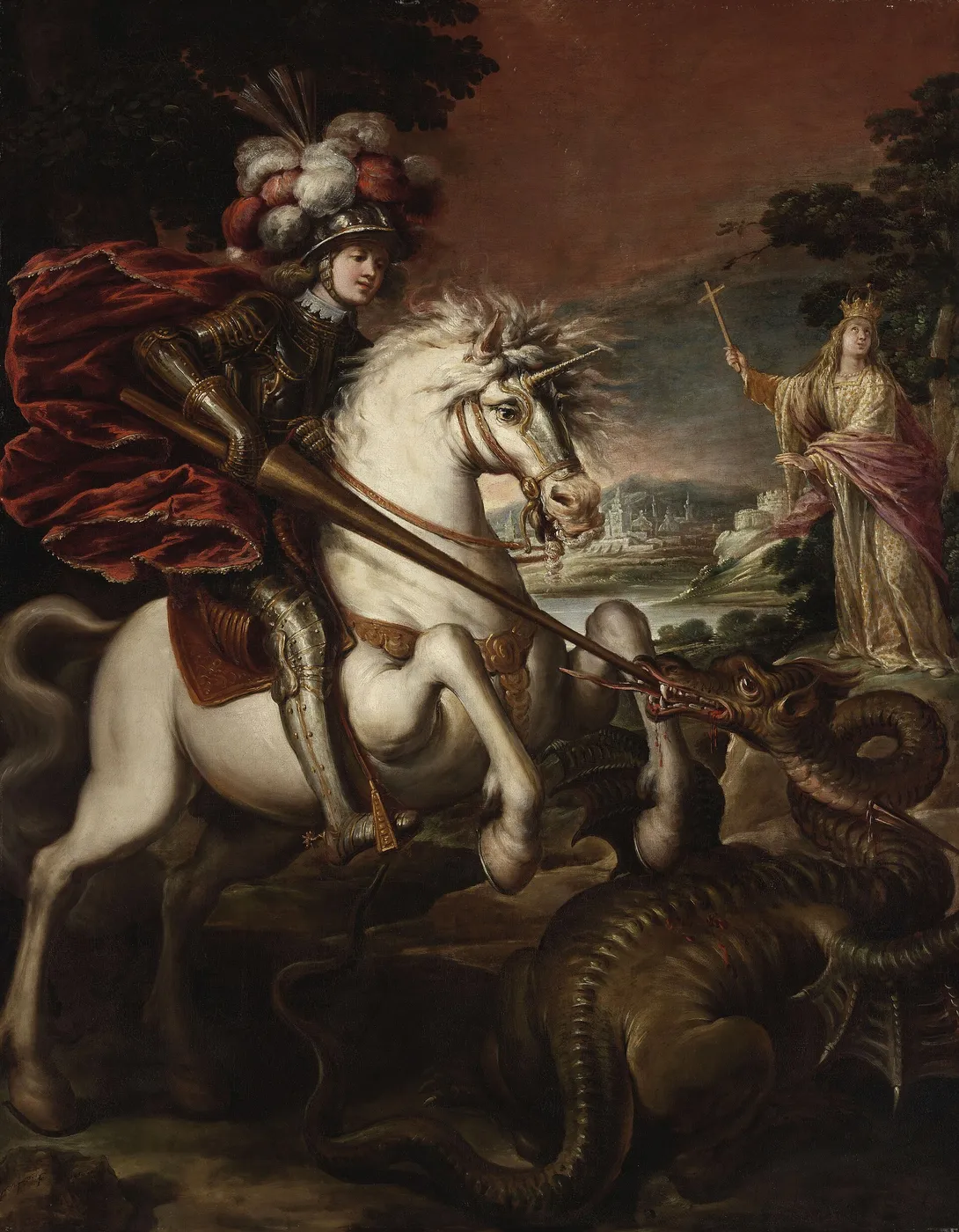 Saint George Slaying the Dragon — Francisco Fernández