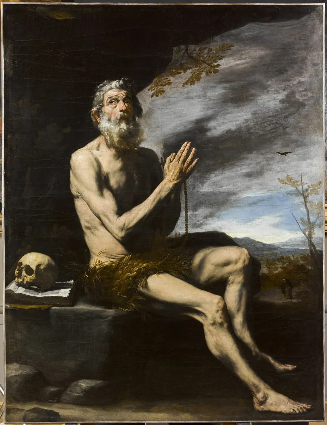 Saint Paul the Hermit (1642) by Jusepe de Ribera — original painting reproduced as a hand-painted oil on canvas