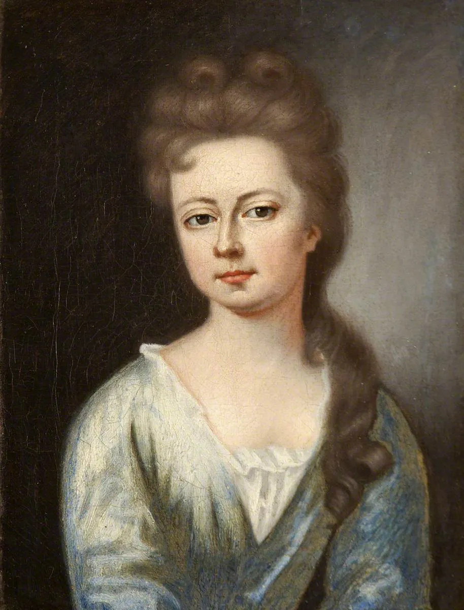Sarah Eaton (d.1739), Benefactor of Worcester College by Charles d'Agar — original painting reproduced as a hand-painted oil on canvas