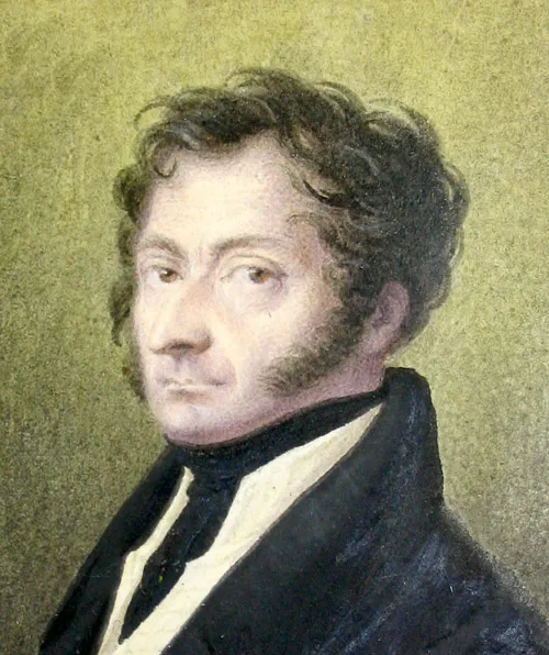 Selbstporträt by Carl August Schwerdgeburth — original painting reproduced as a hand-painted oil on canvas