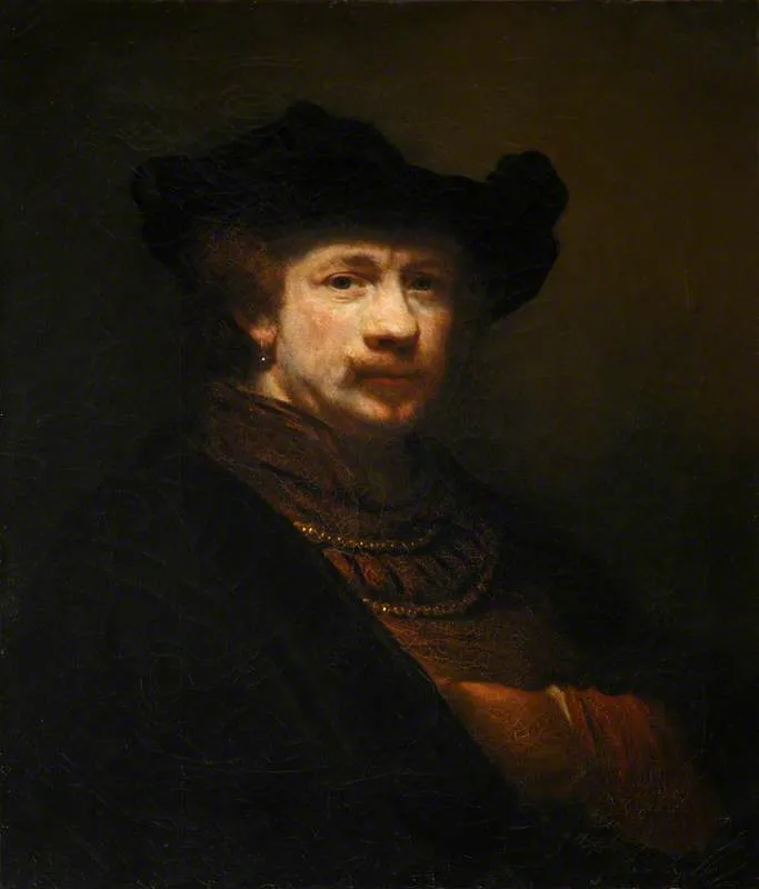 Self-portrait (after Rembrandt) — Douglas Cowper