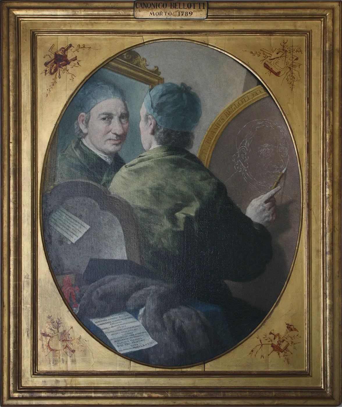 Self-portrait — Biagio Bellotti