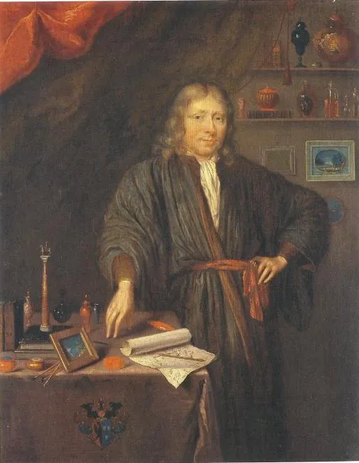 Self-portrait (1691) by Christian van Bracht — original painting reproduced as a hand-painted oil on canvas