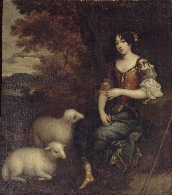 Self-portrait (1670) by Élisabeth Sophie Chéron — original painting reproduced as a hand-painted oil on canvas