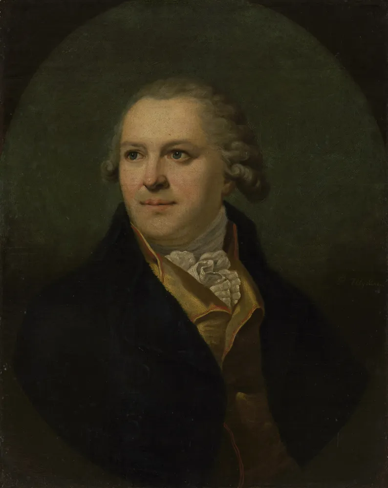 Self-Portrait (1794) by Fedot Ivanovich Shubin — original painting reproduced as a hand-painted oil on canvas