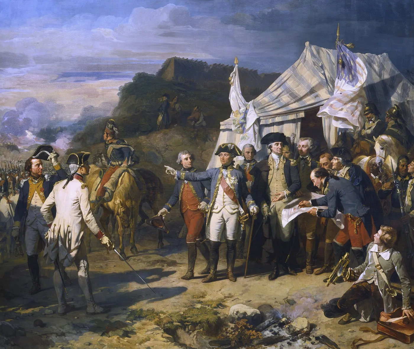 Siege of Yorktown — Auguste Couder