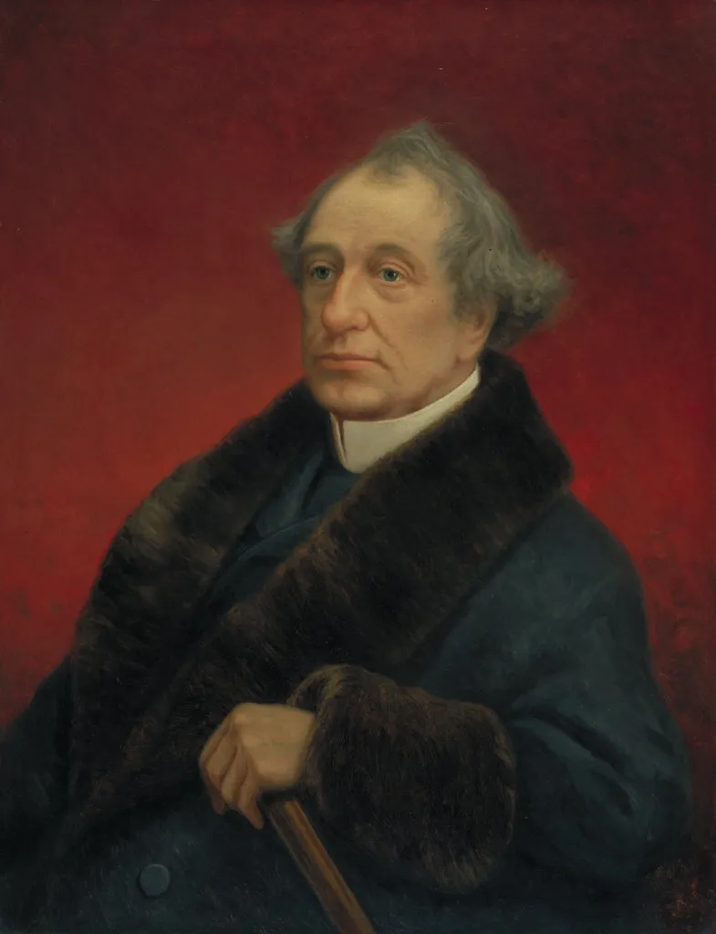 Sir John A. Macdonald (1890) by Frederick Arthur Verner — original painting reproduced as a hand-painted oil on canvas