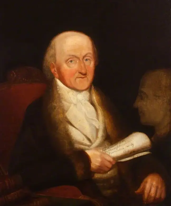 Sir John English Dolben (1818) by Arthur Perigal — original painting reproduced as a hand-painted oil on canvas