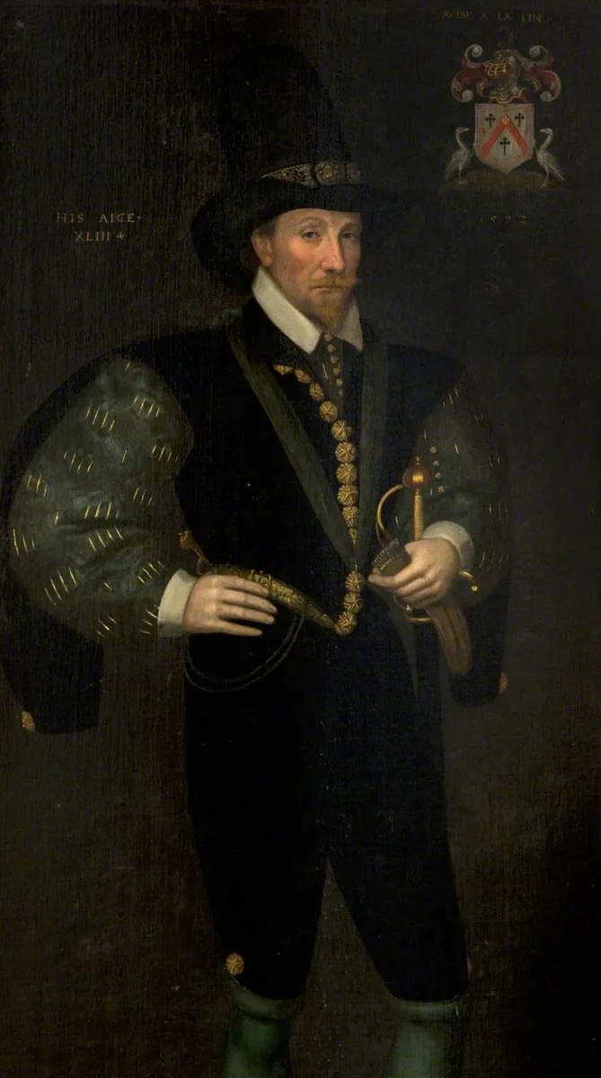 Sir Thomas Kennedy of Culzean (1600) by Adrian Vanson — original painting reproduced as a hand-painted oil on canvas