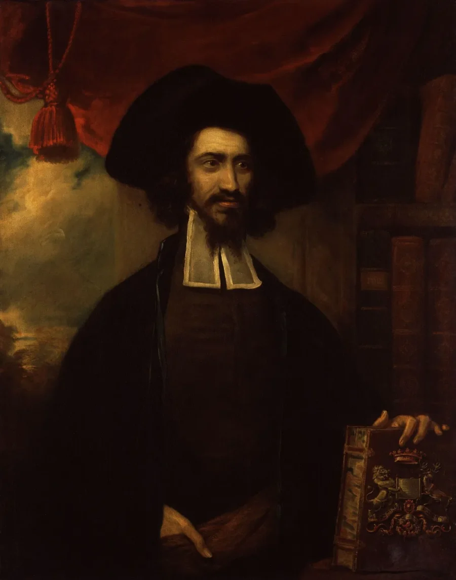 Solomon Hirschel (1802) by Frederick Benjamin Barlin — original painting reproduced as a hand-painted oil on canvas