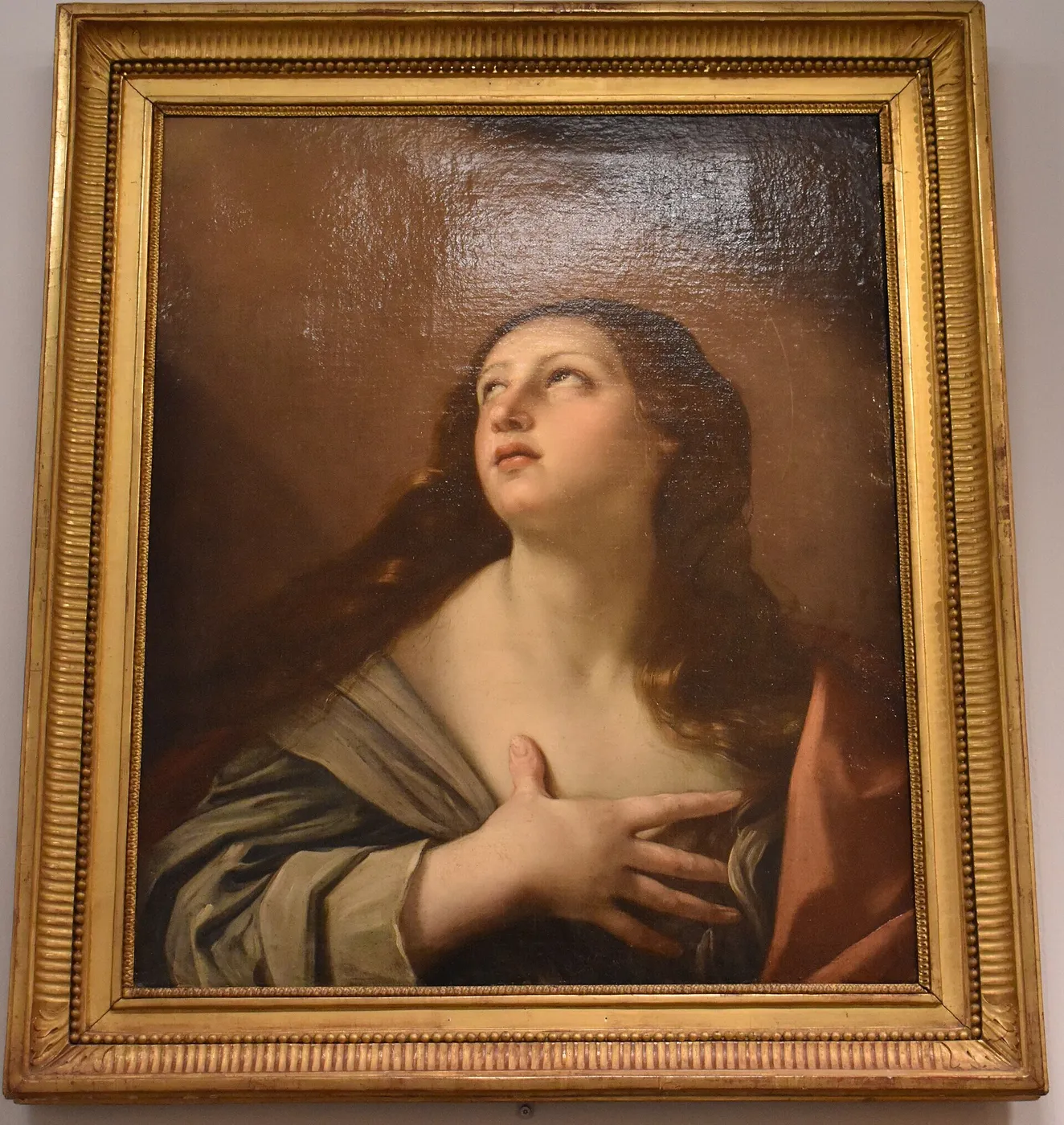 St Mary Magdalene in Ecstasy (1700) by Francesco di Maria — original painting reproduced as a hand-painted oil on canvas