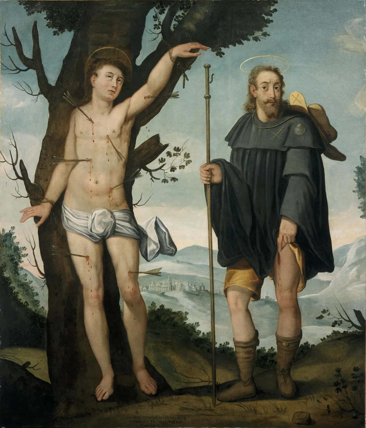 St. Sebastian and St. Roch — Ernst van Schayck (II)
