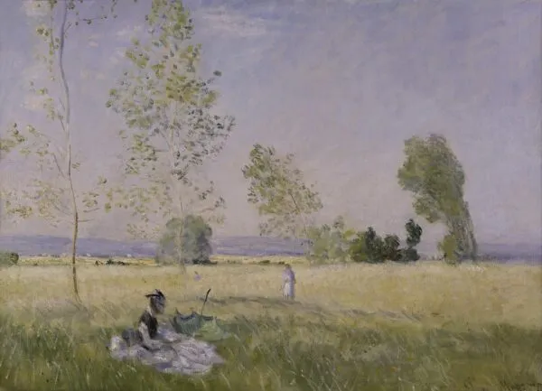 Summer (1874) by Claude Monet — original painting reproduced as a hand-painted oil on canvas