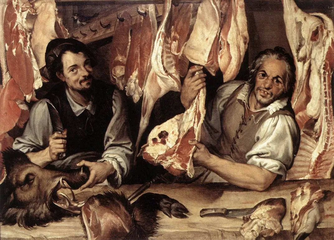 The Butcher’s Shop — Bartolomeo Passarotti