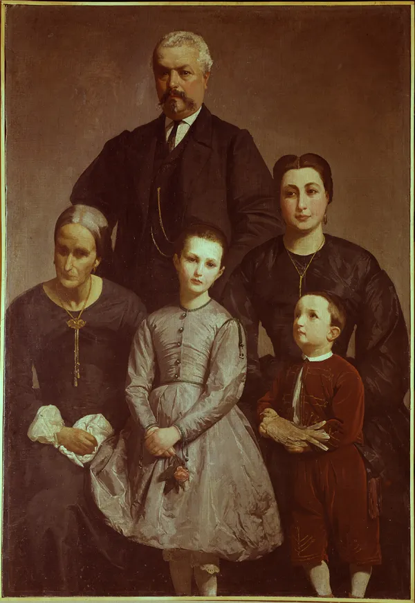 The Castellani family — Antonio Berti