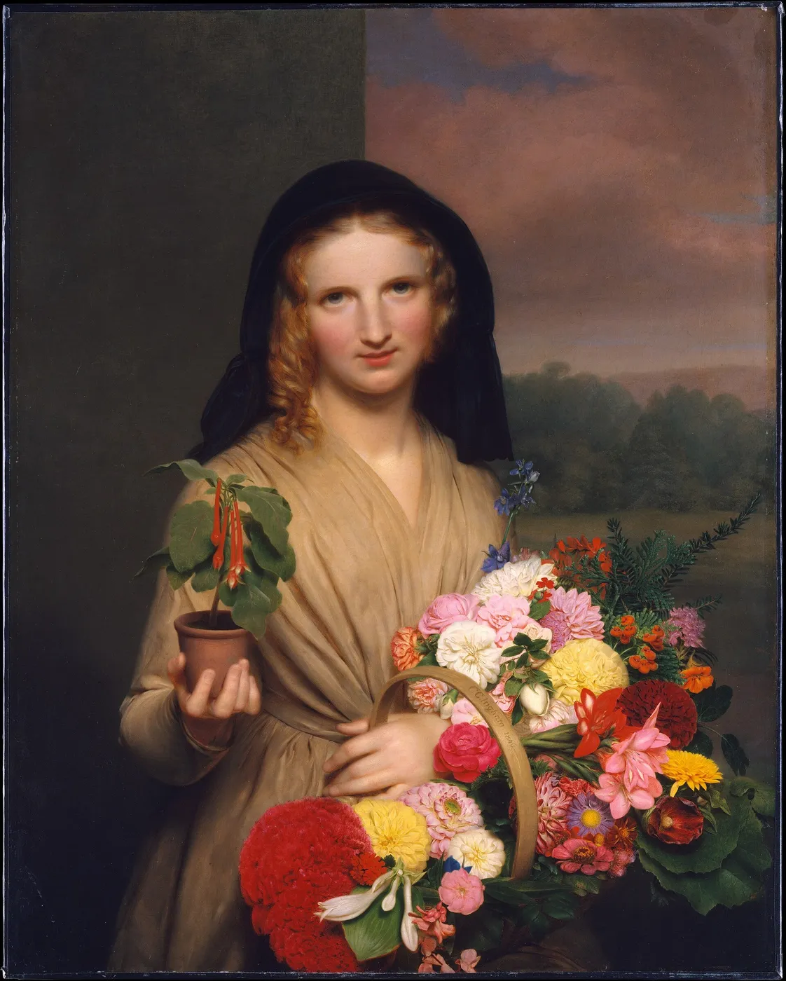 The Flower Girl — Charles C. Ingham