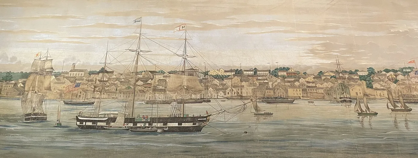 The Grand Panorama of a Whaling Voyage ’Round the World — Caleb Purrington