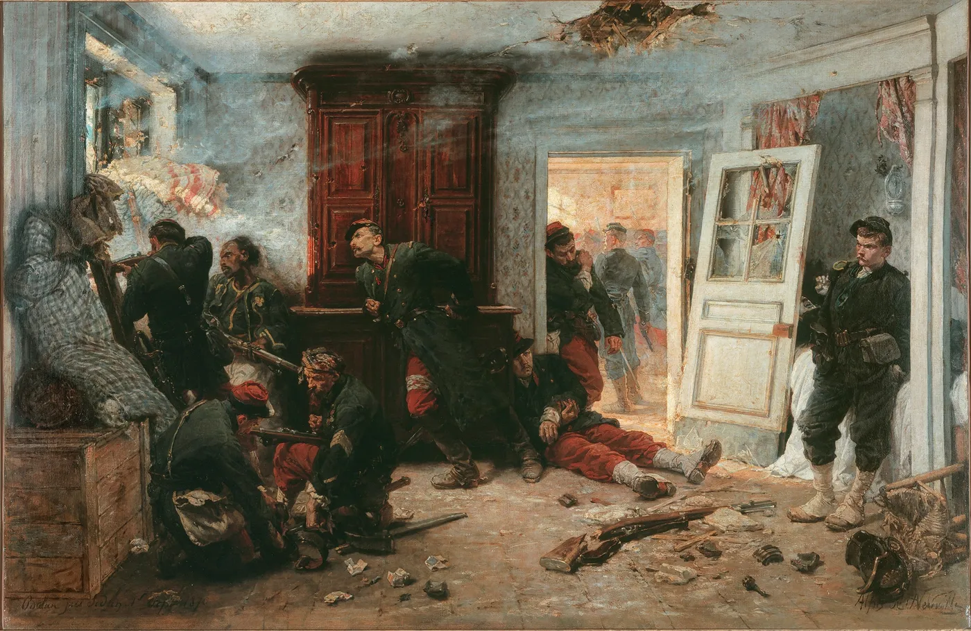 The Last Cartridges — Alphonse de Neuville